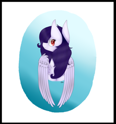 Size: 1024x1097 | Tagged: safe, artist:joanka2002, derpibooru import, oc, oc only, oc:moonlight feather, bust, portrait