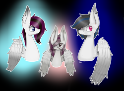 Size: 1024x749 | Tagged: safe, artist:joanka2002, derpibooru import, oc, oc only, oc:meta, oc:sattle, emo, siblings