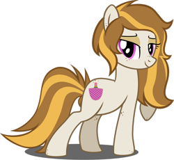 Size: 1280x1177 | Tagged: safe, artist:rambold, derpibooru import, oc, oc only, oc:scarlétt, earth pony, pony, cutie mark, long mane, long tail, seductive, seductive pose, simple background, solo, transparent background, vector