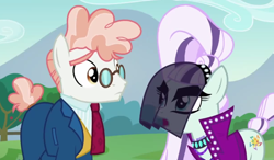 Size: 814x477 | Tagged: safe, derpibooru import, screencap, coloratura, svengallop, pony, the mane attraction, countess coloratura