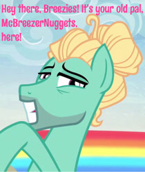 Size: 640x761 | Tagged: safe, derpibooru import, zephyr breeze, pony, mcjuggernuggets, simple background, solo