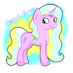 Size: 1024x1024 | Tagged: safe, artist:everdale, derpibooru import, oc, oc only, oc:butterflybreeze, butterfly, breeze, pastel, solo