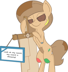 Size: 4002x4190 | Tagged: safe, artist:droidekavl, artist:lalieri, derpibooru import, oc, oc only, oc:raggie, original species, absurd resolution, amazing horse, doll, simple background, solo, sword, toy, transparent background, vector, weapon