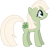 Size: 707x660 | Tagged: safe, artist:cloudyglow, derpibooru import, minty (g1), g1, g1 to g4, generation leap, simple background, solo, transparent background, vector