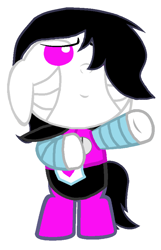 Size: 568x884 | Tagged: safe, artist:red4567, derpibooru import, pony, robot, baby, baby pony, beauty, majestic, mettaton, mettaton ex, ponified, pose, solo, undertale