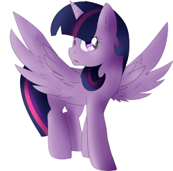 Size: 1237x1226 | Tagged: safe, artist:mrxbluexkarlyle, derpibooru import, twilight sparkle, twilight sparkle (alicorn), alicorn, pony, simple background, solo, spread wings, transparent background, wings