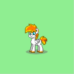 Size: 400x400 | Tagged: safe, derpibooru import, oc, oc only, oc:dookin foof lord, pegasus, pony, ear piercing, earring, jewelry, piercing, pixel art, pony town