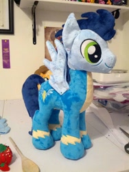 Size: 960x1280 | Tagged: safe, artist:makeshiftwings30, derpibooru import, soarin', pony, irl, photo, plushie