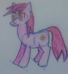 Size: 1331x1440 | Tagged: safe, artist:gasket, derpibooru import, pony, simple background, solo, traditional art