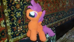 Size: 3264x1836 | Tagged: safe, artist:jbond, scootaloo, handmade, irl, photo, plushie, solo