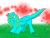 Size: 2592x1944 | Tagged: safe, artist:coolcatcool, derpibooru import, oc, oc only, alicorn, dracony, dragon, hybrid, pony, alicorn oc, broken horn, dragon hybrid, grass, lidded eyes, open mouth, red, smiling, solo