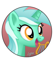 Size: 600x803 | Tagged: safe, artist:brittanysdesigns, derpibooru import, lyra heartstrings, bust, button, head, portrait, simple background, solo, transparent background