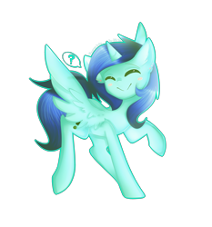 Size: 3729x4000 | Tagged: safe, artist:kurochhi, derpibooru import, oc, oc only, alicorn, pony, question mark, solo