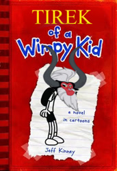 Size: 274x400 | Tagged: safe, derpibooru import, lord tirek, 1000 years in photoshop, book cover, diary of a wimpy kid, parody