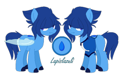 Size: 651x394 | Tagged: safe, artist:drawingbrony13, derpibooru import, lapis lazuli (steven universe), ponified, species swap, steven universe