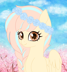 Size: 1683x1811 | Tagged: safe, artist:pexi2012, derpibooru import, oc, oc only, oc:kiyomi, pegasus, pony, cute, flower, gift art, rose, solo