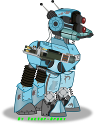 Size: 3015x3973 | Tagged: safe, artist:vector-brony, derpibooru import, oc, oc only, pony, robot, fallout equestria, ada, ada (fo4), automaton, automatron, fallout, fallout 4, inkscape, ponified, simple background, solo, transparent background, vector