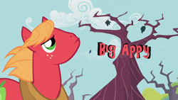 Size: 1366x768 | Tagged: safe, derpibooru import, big macintosh, earth pony, pony, image macro, male, meme, solo, stallion