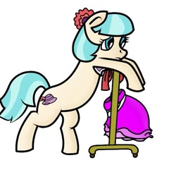 Size: 581x568 | Tagged: safe, artist:maggiez, artist:marcus todjel, derpibooru import, coco pommel, pony, bipedal, bipedal leaning, clothes, cocobetes, cute, dress, simple background, solo, transparent background