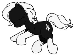 Size: 1626x1218 | Tagged: safe, artist:flyingbrickanimation, derpibooru import, oc, oc only, oc:snowy plains, earth pony, pony, cute, cutie mark, eyes closed, sleeping, solo