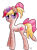 Size: 353x474 | Tagged: safe, artist:sallindaemon, derpibooru import, oc, oc only, oc:elstar sparkle, dappled, magical lesbian spawn, offspring, parent:applejack, parent:twilight sparkle, parents:twijack, solo