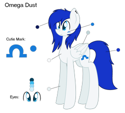 Size: 2100x1900 | Tagged: safe, artist:shadowangelz, derpibooru import, oc, oc only, oc:omega dust, pony, earring, jewelry, male, ms paint, piercing, reference sheet, smiling, stallion