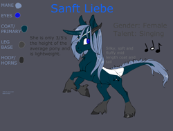 Size: 2304x1747 | Tagged: safe, artist:amphoera, artist:dare-zander, derpibooru import, oc, oc only, oc:sanft liebe, solo