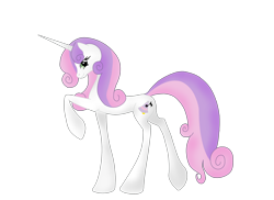 Size: 2338x1700 | Tagged: safe, artist:whitewing1, derpibooru import, sweetie belle, alternate cutie mark, older, solo