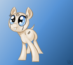 Size: 518x460 | Tagged: safe, artist:sallindaemon, derpibooru import, oc, oc only, oc:quinna, object pony, original species, female, filly, mannequin, ponified, solo