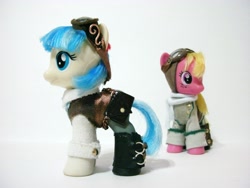 Size: 3648x2736 | Tagged: safe, artist:hammer42, derpibooru import, cherry berry, coco pommel, brushable, clothes, steampunk, toy