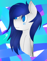 Size: 897x1153 | Tagged: safe, artist:shadowangelz, derpibooru import, oc, oc only, oc:omega dust, pony, male, smiling, stallion