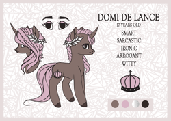 Size: 3507x2480 | Tagged: safe, artist:domidelance, derpibooru import, oc, oc only, oc:domi de lance, ponysona