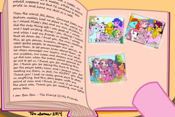 Size: 1500x1000 | Tagged: safe, artist:wolfram-and-hart, derpibooru import, applejack (g1), bon bon (g1), bright eyes, cheerilee (g3), clover (g1), ember (g1), firefly, melody, pinkie pie (g3), rainbow dash (g3), scootaloo (g3), shady, skywishes, spike (g1), starlight (g1), starsong, surprise, sweetheart, sweetie belle (g3), toola roola, twilight twinkle, wind whistler, g1, g2, g3, my little pony 'n friends, my little pony tales, misty (g1), pony pov series, selfie, text
