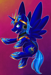 Size: 714x1047 | Tagged: safe, artist:bumblebun, derpibooru import, oc, oc only, alicorn, alicorn oc, horseshoes