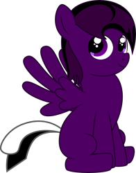 Size: 3000x3820 | Tagged: safe, artist:concordisparate, derpibooru import, oc, oc only, oc:disparate, pegasus, pony, blank flank, simple background, solo, transparent background, vector