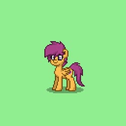 Size: 392x392 | Tagged: safe, derpibooru import, scootaloo, pixel art, pony town, solo