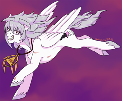 Size: 1280x1054 | Tagged: safe, artist:tardisrave, derpibooru import, crossover, millennium ring, ponified, scar, solo, unshorn fetlocks, yami bakura, yu-gi-oh!