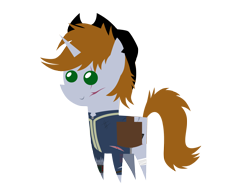 Size: 3182x2466 | Tagged: safe, artist:aborrozakale, oc, oc only, oc:littlepip, pony, unicorn, fallout equestria, fallout, female, hat, high res, mare, pointy ponies, saddle bag, scar, simple background, solo, transparent background, vault suit