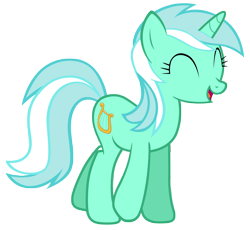 Size: 7600x7000 | Tagged: safe, artist:tardifice, lyra heartstrings, pony, absurd resolution, eyes closed, happy, simple background, solo, transparent background, vector