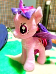 Size: 2448x3264 | Tagged: safe, twilight sparkle, twilight sparkle (alicorn), alicorn, pony, aurora, irl, photo, plushie, solo