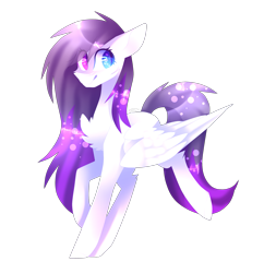 Size: 2185x2257 | Tagged: safe, artist:huirou, oc, oc only, oc:alice, pegasus, pony, female, heterochromia, mare, simple background, solo, transparent background