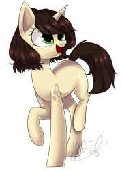 Size: 2693x3764 | Tagged: safe, artist:midnightdream123, oc, oc only, oc:adnet flower, pony, unicorn, female, high res, mare, raised hoof, raised leg, simple background, solo, transparent background