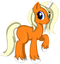 Size: 1831x1965 | Tagged: safe, artist:shadow-san, artist:yenristar, oc, oc only, oc:dreamsicle, pony, unicorn, 2017 community collab, cropped, derpibooru community collaboration, simple background, solo, transparent background, unshorn fetlocks