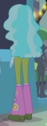 Size: 108x289 | Tagged: safe, screencap, paisley, equestria girls, perfect day for fun, rainbow rocks, boots, cropped, flower, high heel boots, rear view, solo