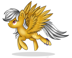 Size: 2504x2044 | Tagged: safe, artist:ilynalta, oc, oc only, oc:lighting faraday, pegasus, pony, female, flying, high res, mare, simple background, solo, transparent background