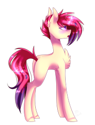 Size: 1831x2400 | Tagged: safe, artist:huirou, oc, oc only, oc:pastel paints, earth pony, pony, chest fluff, female, mare, simple background, solo, transparent background
