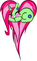 Size: 1240x2000 | Tagged: safe, artist:blondenobody, derpibooru import, oc, oc only, oc:gubblebum, ear piercing, earring, glasses, heart pony, jewelry, piercing, rose-tinted glasses, solo