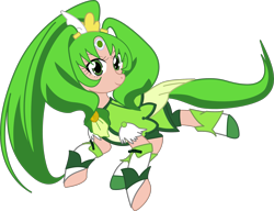 Size: 2411x1853 | Tagged: safe, artist:sonofaskywalker, cure march, glitter force, glitter spring, ponified, pretty cure, simple background, smile precure, solo, transparent background