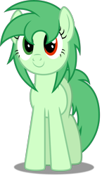 Size: 3479x6000 | Tagged: safe, artist:dashiesparkle, derpibooru import, oc, oc only, oc:vannamelon, heterochromia, simple background, solo, transparent background, vector