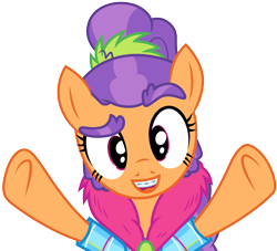 Size: 3336x3035 | Tagged: safe, artist:cloudyglow, derpibooru import, plaid stripes, the saddle row review, .ai available, plaidabetes, raised eyebrow, simple background, solo, transparent background, vector